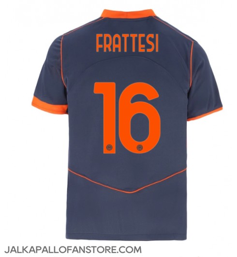 Inter Milan Davide Frattesi #16 Kolmaspaita 2025-26 Lyhythihainen Inter Milan Davide Frattesi #16 Kolmaspaita 2025-26 Lyhythihainen